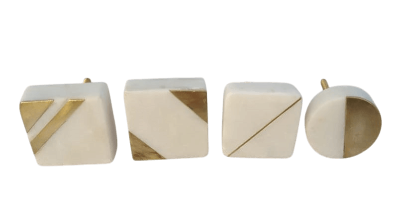 IRON & MARBLE KNOB (POLISH & COLOR)